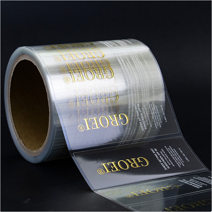 custom clear label
