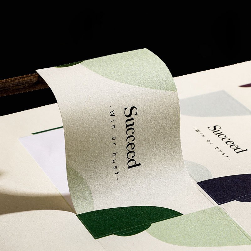 textured paper labels